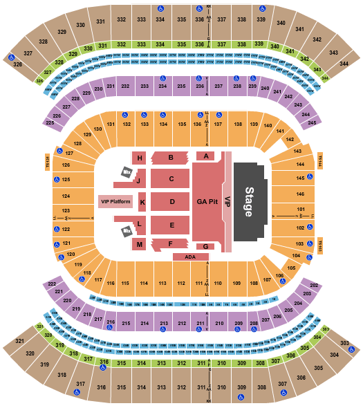 Nissan Stadium Alan Jackson Seating Chart